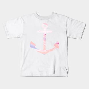 PAINT SWIRL ANCHOR Kids T-Shirt